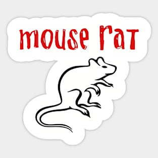 Mouse Rat Sticker